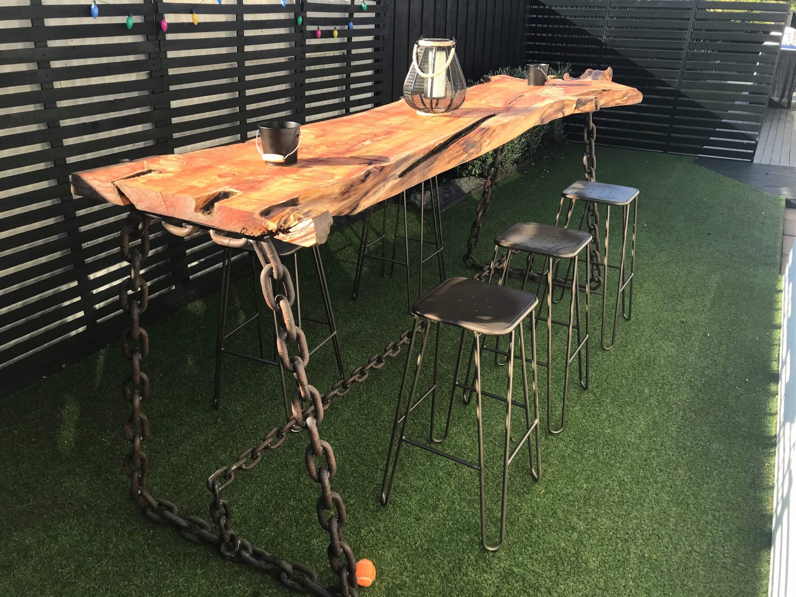 Macro Bar Leaner Iron Artworks